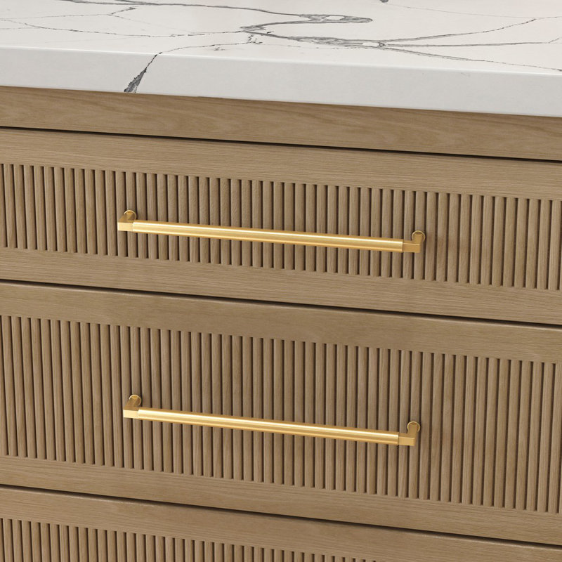 4433 Gramercy Pull, Satin Brass