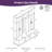 62.2" Entryway Hall Tree with Bench, 3 Top Cubbies & Bottom Storage, Farmhouse Coat Rack with Hooks & Cabinets, Freestanding MDF Organizer for Hallway, Mudroom, Living Room-1364365329