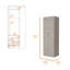 Armoire Alabama, une grande armoire, deux tiroirs-395885331