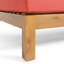 BANC DE COIN B -VA BRAVA AVEC TABLE BASSE, ROUGE