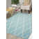 Tapis intérieur / extérieur bleu Danecia