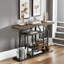 120cm Solid Wood Top Console Table
