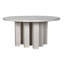 Resistance Round Mahogany Wood Dining Table