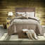 Cozy 7 Piece Faux Suede Bedding Sets, Polyester, Rustic Lodge Style, For Home