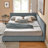Queen Size Upholstered Tufted Bed Frame, Sofa Bed Frame With Comfortable Backrest And Armrests, Queen Size Bed For Bedroom, Living Room,Velvet(85.5''*64.5''*30.5'')-301406521-301406522