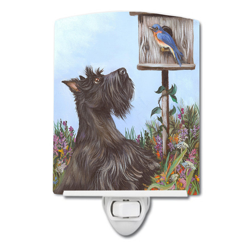 Veilleuse Westie, Scottie curieux