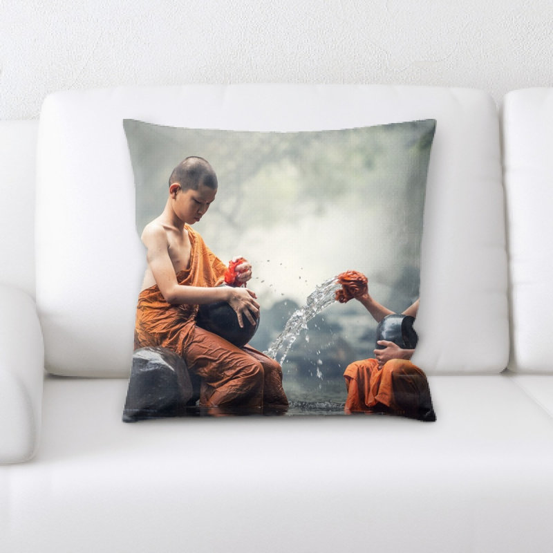Microsuede Throw Pillow