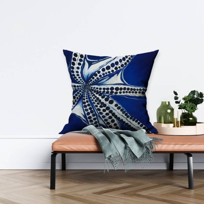 Swimming octopus - 16"x16" Throw pillow cover - Poly twill - Print on demand