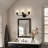 Agnella Modern Black 3-Light Vanity Fixture