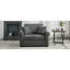 Fauteuil gris avec beaucoup d'espace et de soutien, tissu chenille surdimensionné de 44,5 po pour une utilisation dans la chambre à coucher surdimensionnée en gris, large, coussins à long terme-1029918760