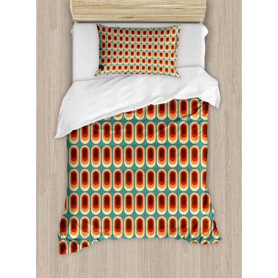 Modern & Contemporary Polyester Geometric Shapes Duvet Cover
