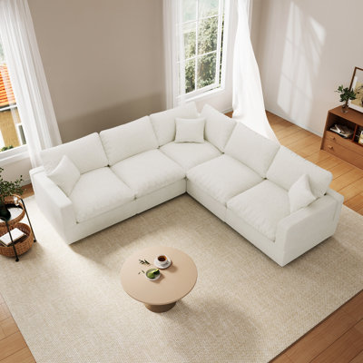 Upholstered Sofa, Cloud Couch Modular Sectional Sofa Couch For Living Room Bedroom