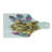 Ambesonne Cat Tempered Glass Cutting Board Cat with Colourful Feathers Multicolor