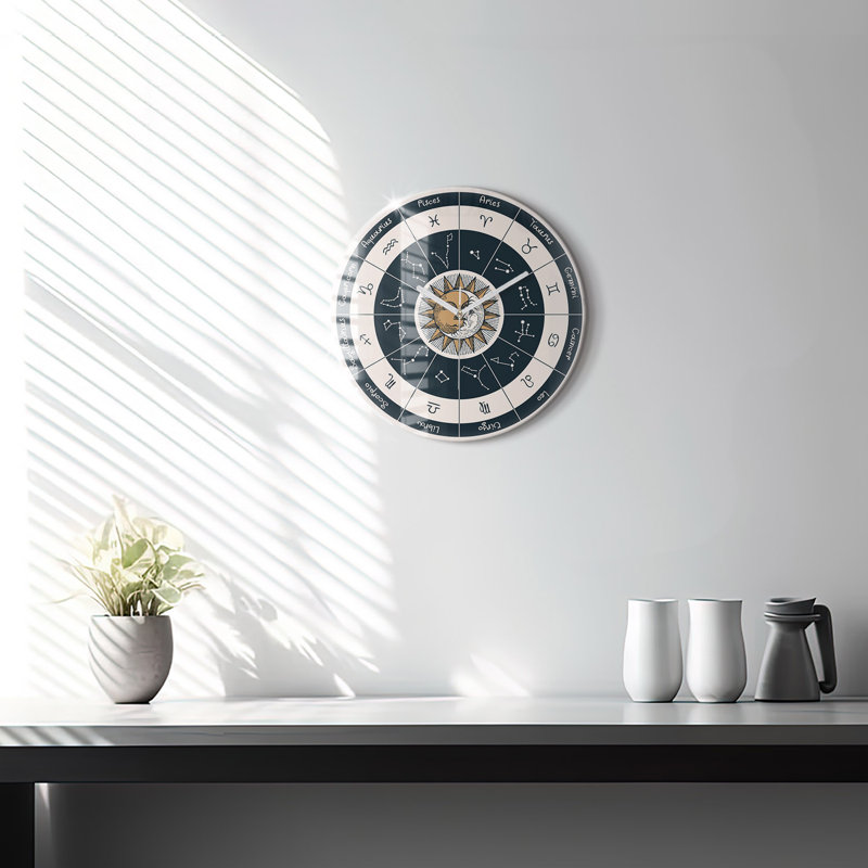 Glass Wall Clock