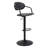 Upholstered Adjustable Height Counter Stool with Metal Frame-364755171-364755168