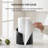Wooden Paper Towel Holder with Top Load Space Design for Kitchen and Table Decor, Anti Skid Base, Eco Friendly Mango Wood & Metal Rod - Black / Black-665833113-665833094