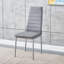 Huguley Grey Faux Leather Padded Chairs