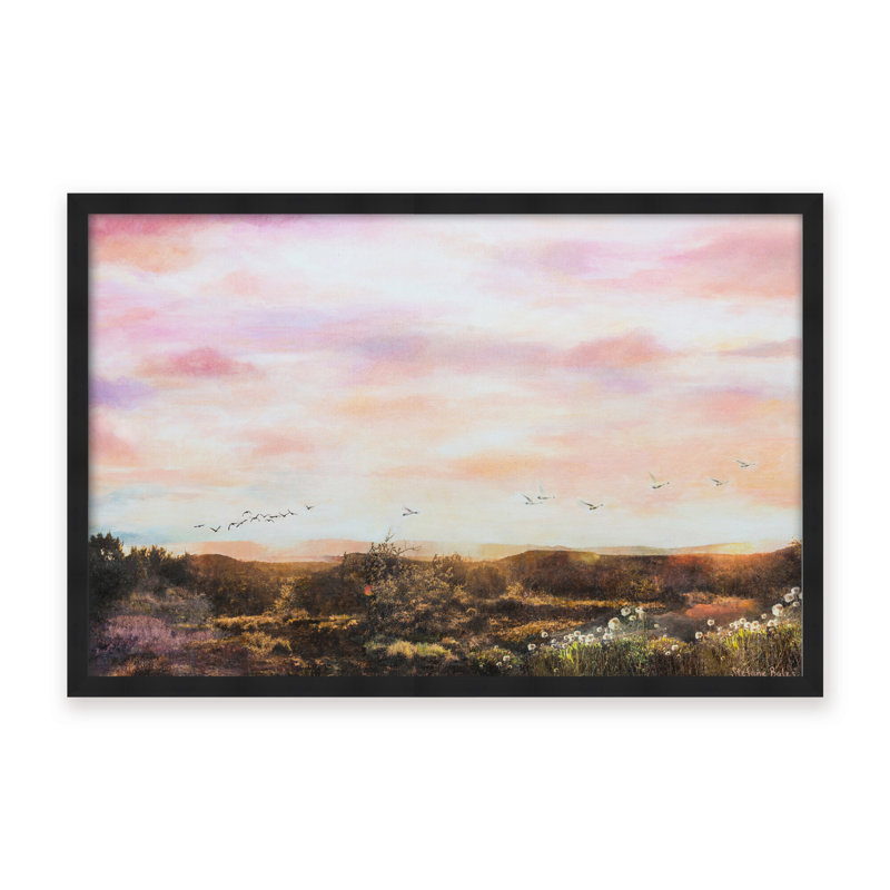 Golden Hour Print by Stefanie Bales, 24" H x 36" W x 1.5" D, Wrapped Canvas, Does Not Apply