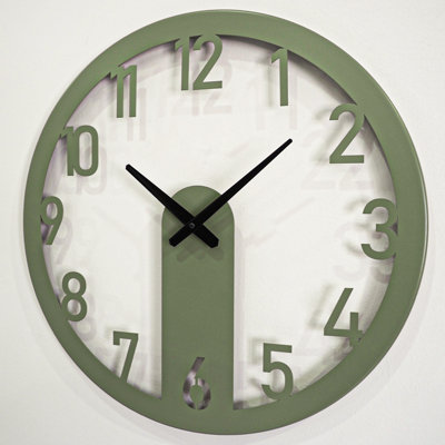 Horloge murale en métal Mood