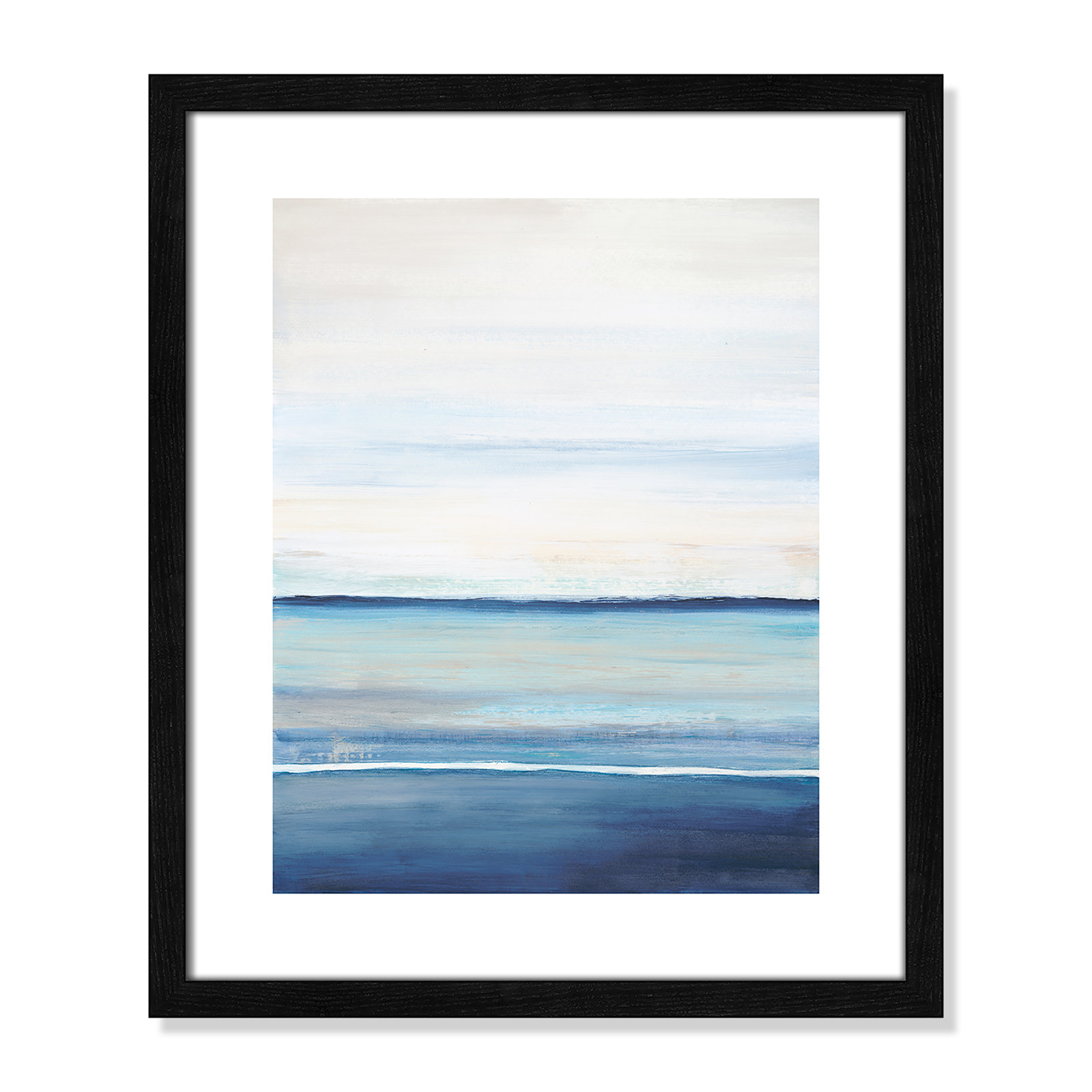 Emmit "Distant Whispers" Print by Filippo Ioco, Black Wood Framed Paper, 19" H x 16" W x 0.75" D