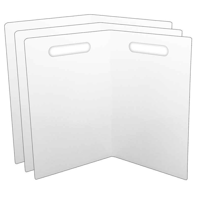 Tableau blanc magnétique autoportant pliable Ashley Productions, 14 po x 9 po