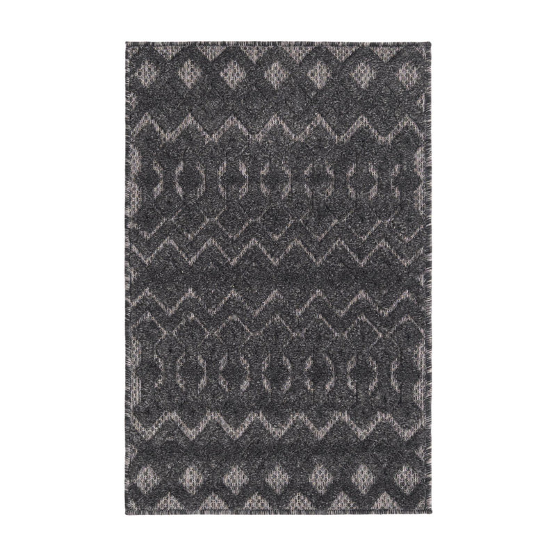 Tapis d'intérieur / extérieur à motif géométrique Hearns, Rectangle 2 pi x 3 pi