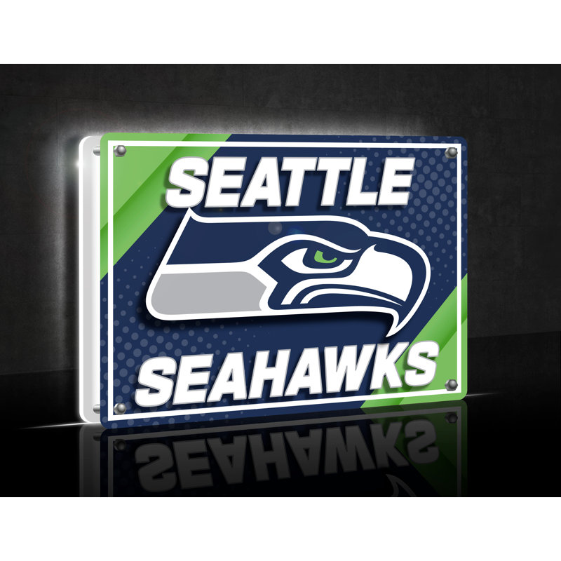 7" NFL Tabletop LED Sign, Seattle Seahawks