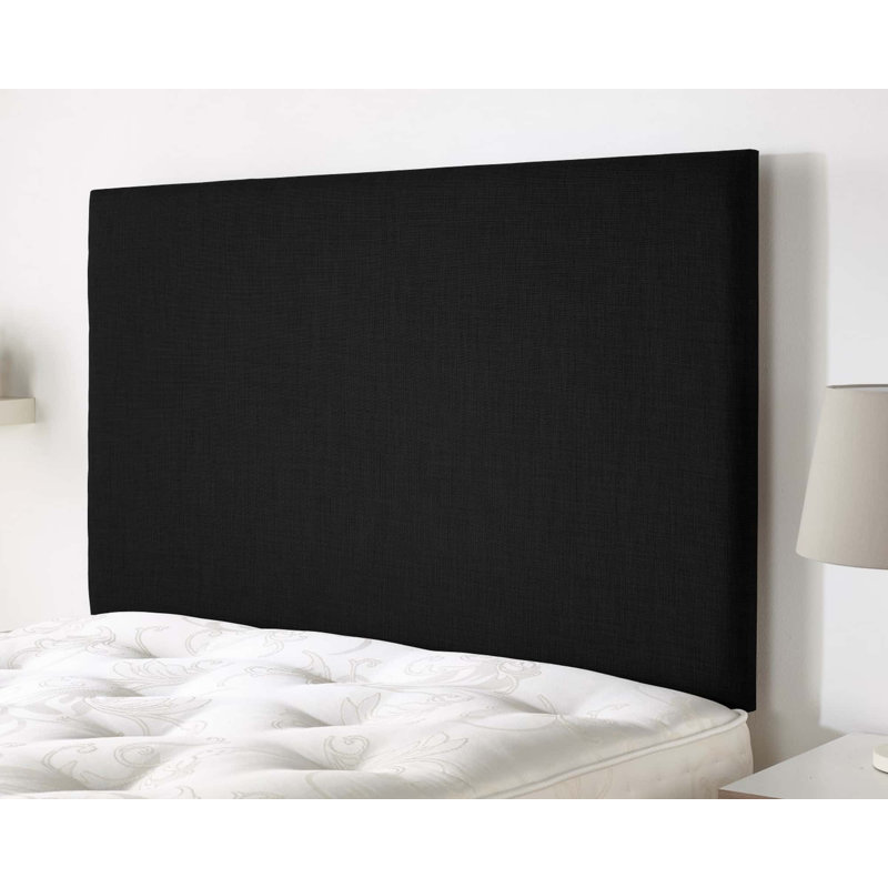 Aimee-Jane Upholstered Headboard, Double (4'6), Ebony