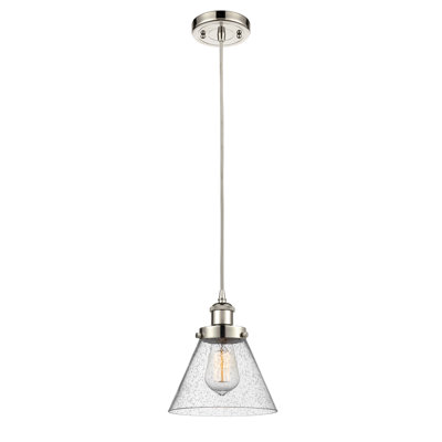 Luminaire suspendu conique à 1 lumière Buellton