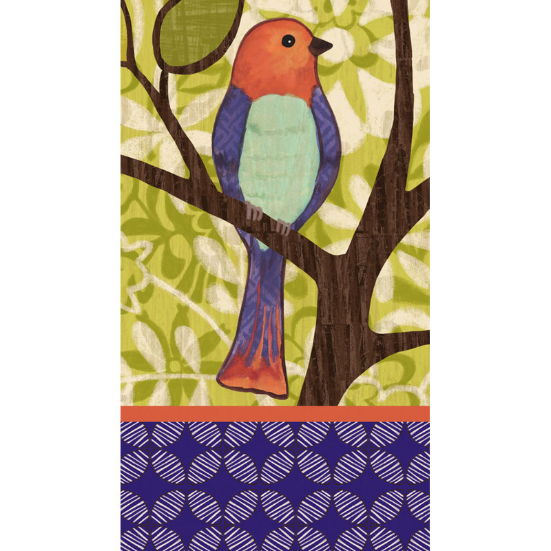 Ensemble 15 serviettes essuie-mains Elkton Bird Bliss