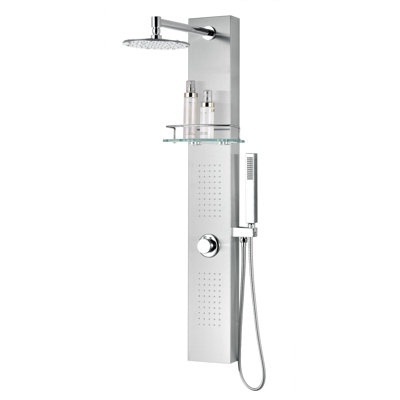 Coastal 43.31" Shower Panel with Fixed Shower Head