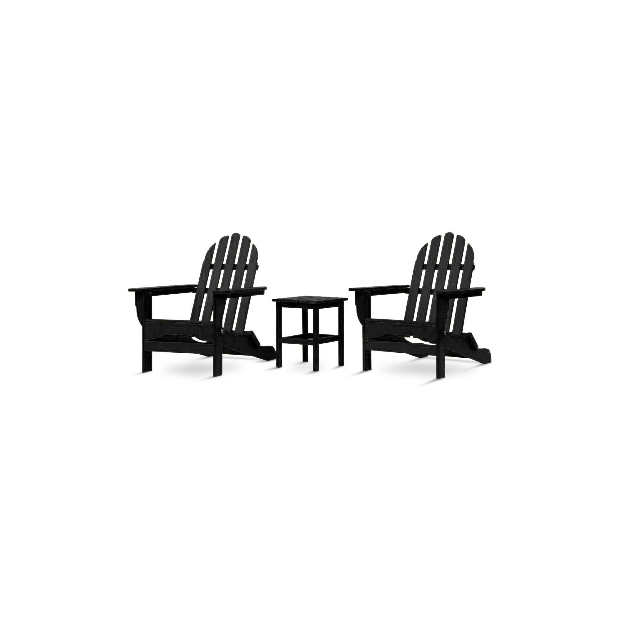 Leighton 2 - Person Patio Conversation Set, Black