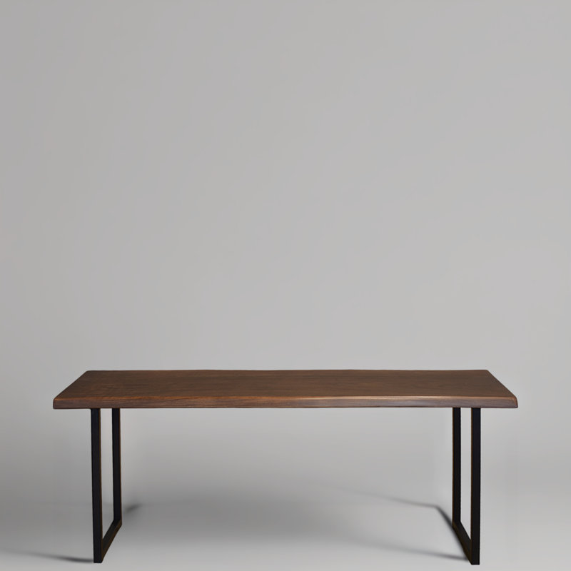 Menzel Walnut Bench, Brown/Black