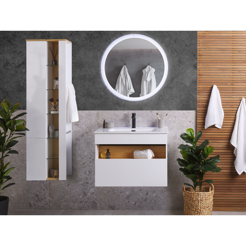 Eyitayo 450 mm Single Vanity, White