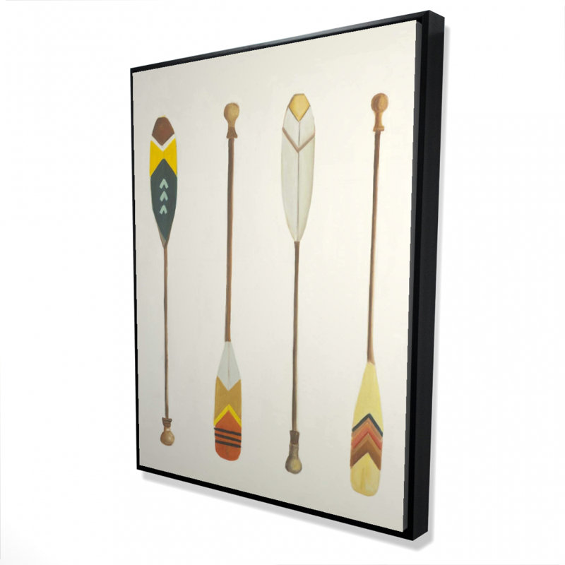 «Canoe Paddles», reproduction sur toile