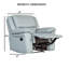 Fauteuil inclinable de style transitionnel 1 pièce-1707444397