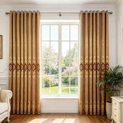 Rideaux de salon à 2 panneaux, produits occultants pour la chambre à coucher, à l’exception des têtes de rideaux