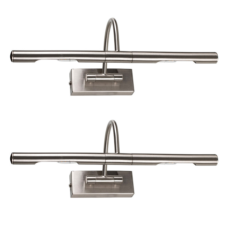 Capri Hardwired Wall Mount Picture Light, Chrome