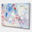 Composition abstraite bleue - peinture sur toile-60160952-60160950