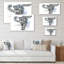 Snow Leopard - reproduction de cadre flottant sur toile-1128051266-1128051322