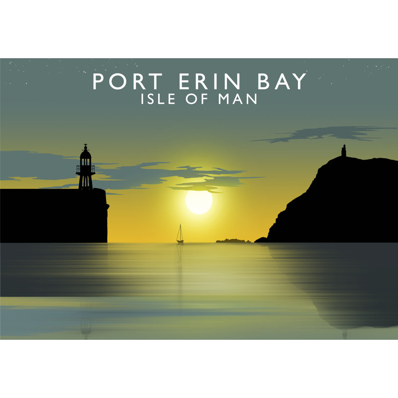 Port Erin Bay by Richard O'Neil - Print, No Frame, 30 cm H x 40 cm W x 1 cm D