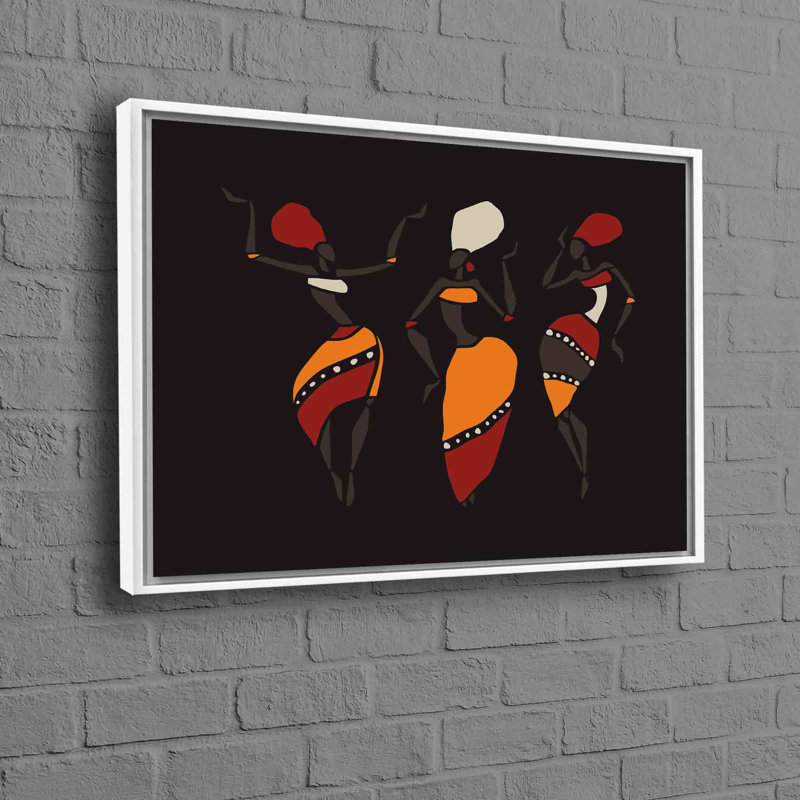 Print on Canvas, White, Framed Print without Mat, 80 cm H x 110 cm W