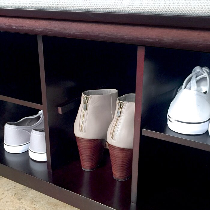 John Louis Home Solid Wood Shoe Storage Bench & Reviews | Wayfair