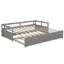 Extending Daybed With Trundle, Wooden Daybed With Trundle-1157761471