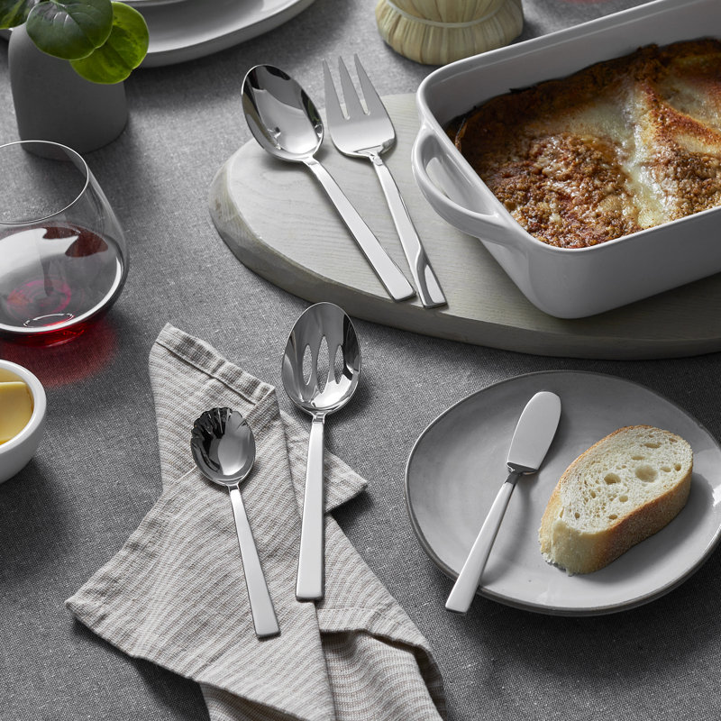 ZWILLING J.A. Henckels ZWILLING KING 45-PC DINNER FLATWARE SET, 18/10 STAINLESS STEEL (POLISHED)