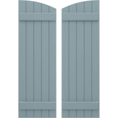 Volets de planche-n-lattes jointes avec plateau elliptique Americraft (2 lattes) (par paire)