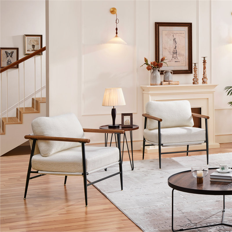 69.5cm Wide Tufted Accent Chairs