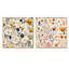 Ludovic - ensemble de 2 reproductions d'art sur toile florales-102579729-102579732