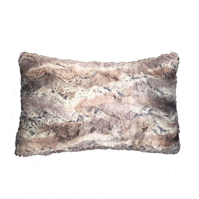 Elegant Brandy Fox Pillow Cover & Insert, 20" x 36", Lumbar Pillow