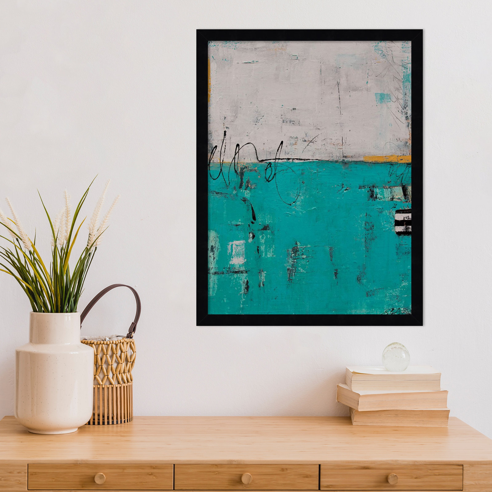 Urban Harmony Print by Erin Ashley, Black, 21" H x 16" W